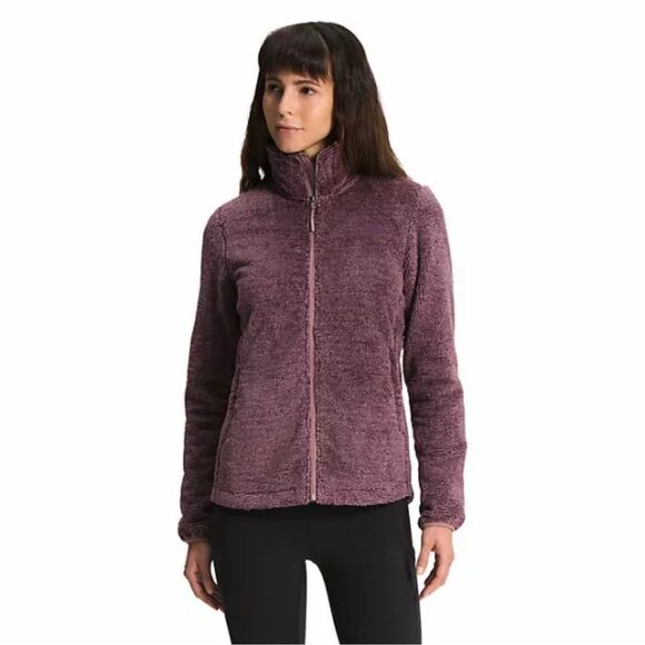 The North Face Mauve Women's small Osito Full Zip Fleece Jacket Fuzzy Cozy Warm - Picture 2 of 13